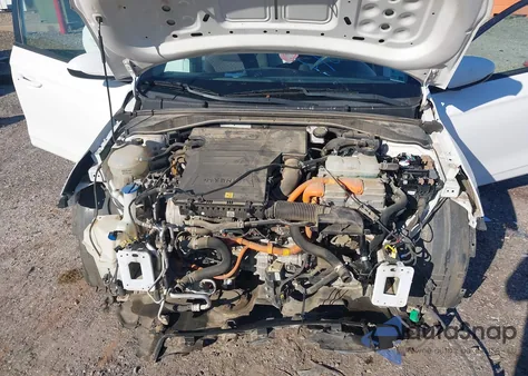 2018 Hyundai Ioniq Hybrid Blue from USA, damaged, VIN KMHC65LC4JU103863